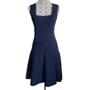 Pink Tartan Fit And Flare Dress